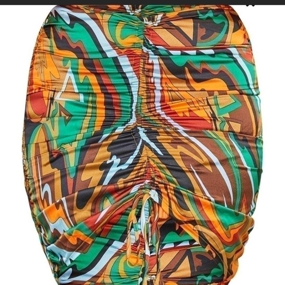 Bundle Skirts size XSmall  Rouched Mini date night girls night Y2K Sexy Flirty - Picture 11 of 13